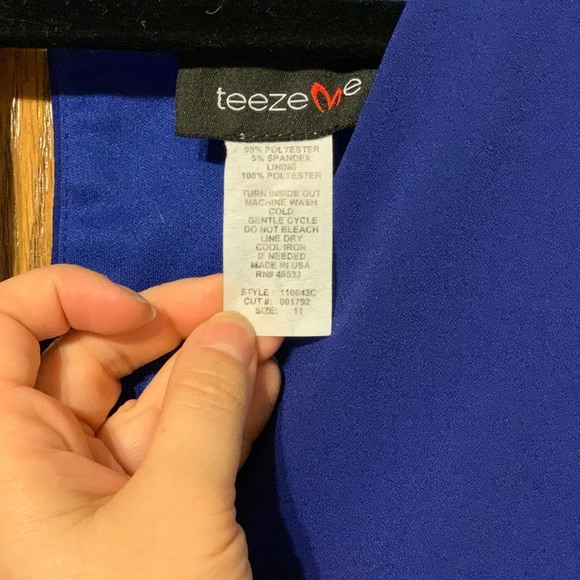 Royal Blue Dress - Picture 2 of 2